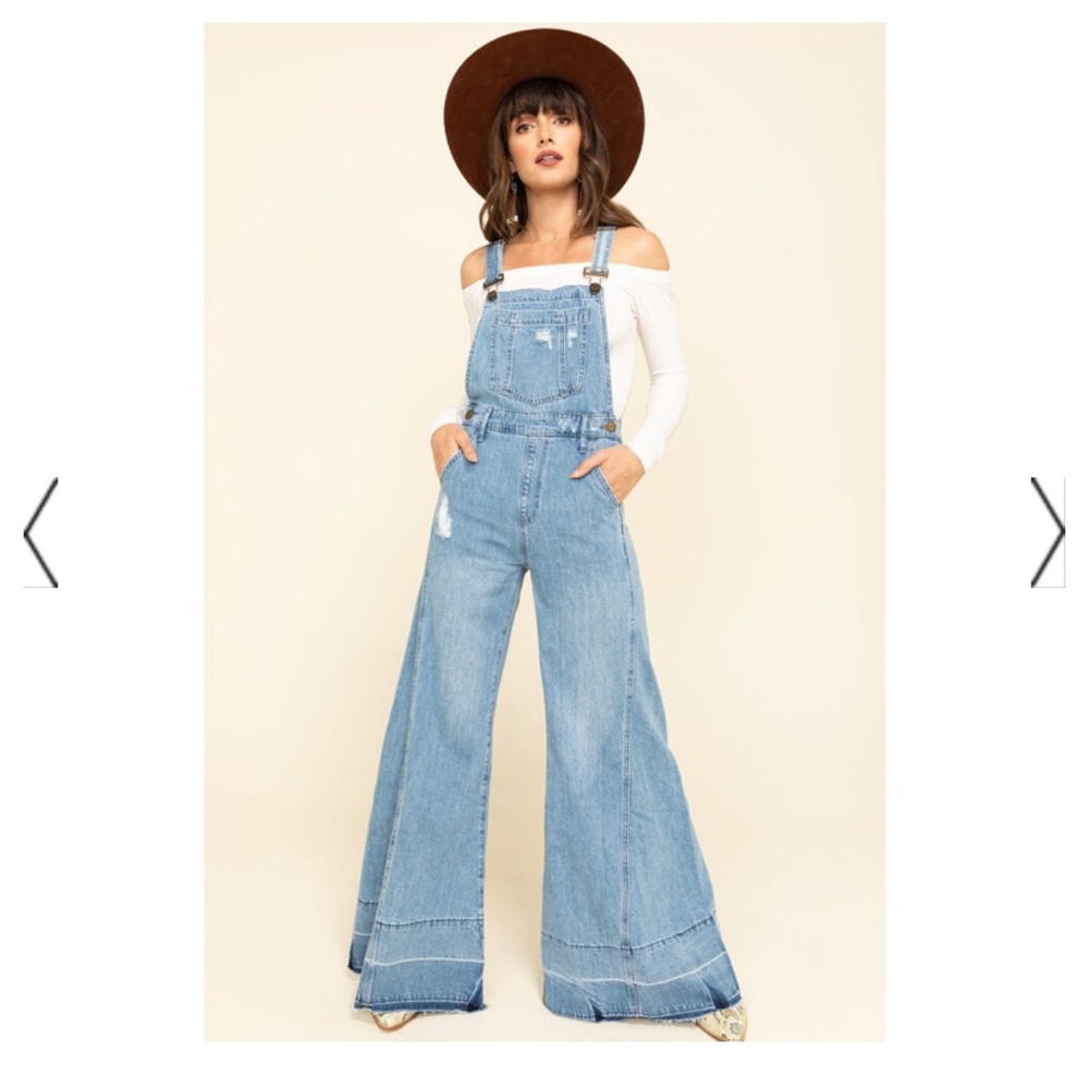 Denim overalls